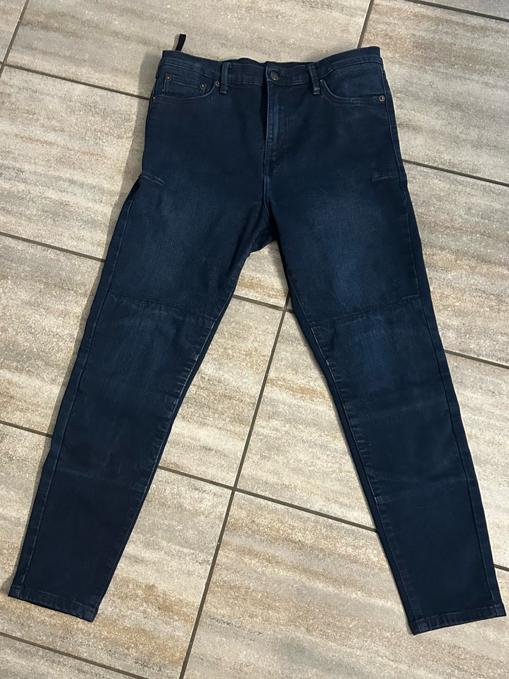 Women’s Oxford Original Approved AA Motorcycle Jeans Indigo Blue Size 12